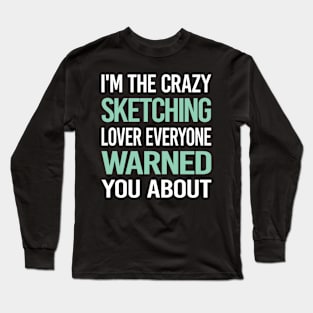 Crazy Lover Sketching Long Sleeve T-Shirt